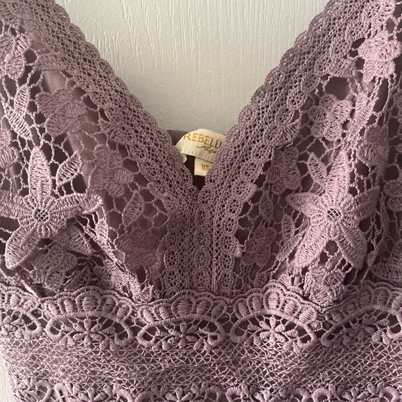 Purple Rebellion maxi dress - Picture 3 of 4